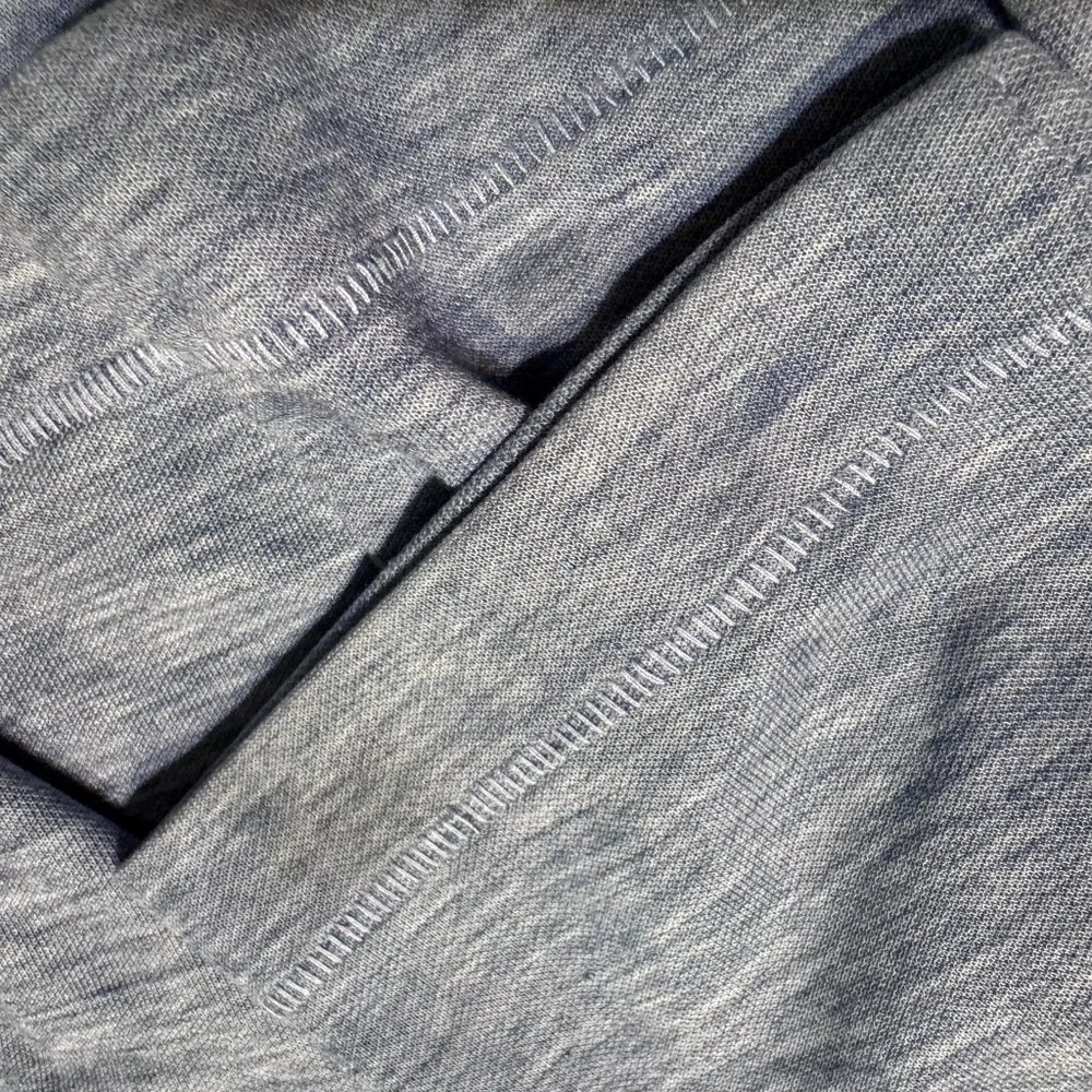 Johnnie-O Blake XXL Performance 1/4 Zip Pullover Grey Textured Mock Neck LOGO